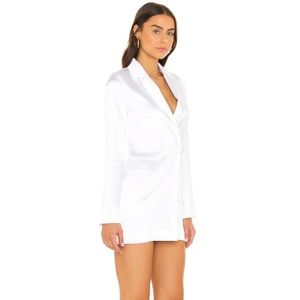 Brand new with tags Superdown Miley Oversized Blazer Dress in Shiny White